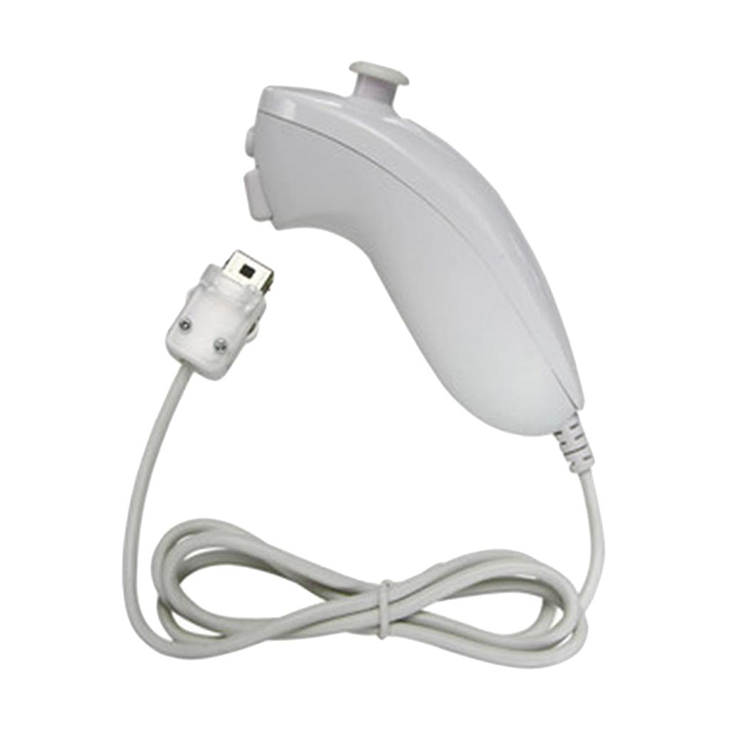 White Left Wired Gamepad Controller For Console -3 Motion Sensing