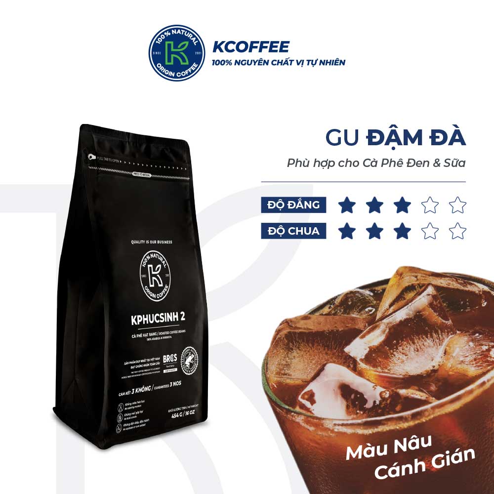 Cà Phê Hạt Rang Nguyên Chất - K Phucsinh 2