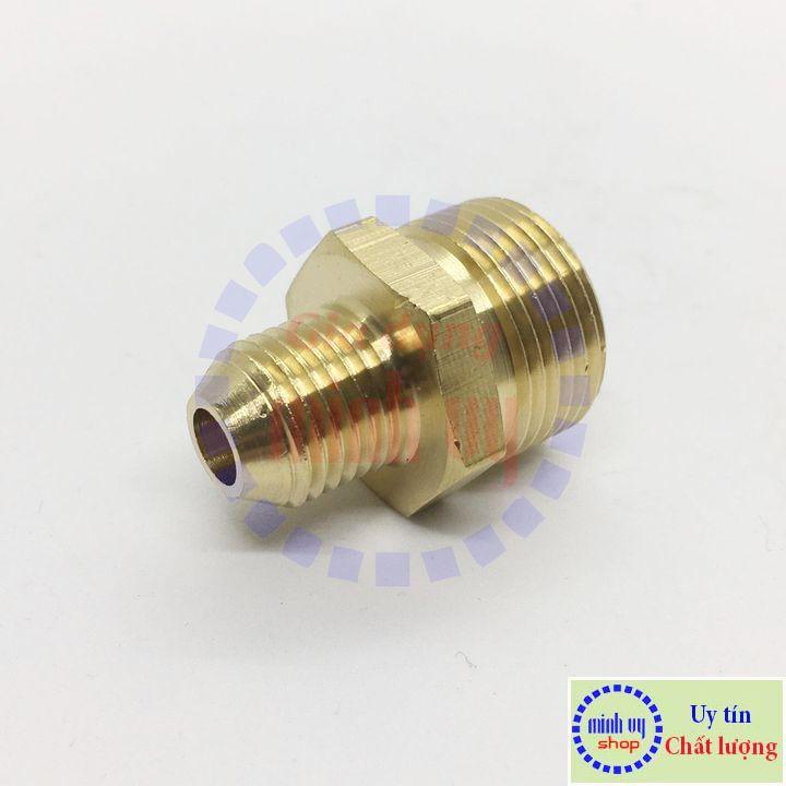 Khớp chuyển - đầu chuyển - ren ngoài 22mm sang ren ngoài 14mm lồi - phụ kiện máy rửa xe