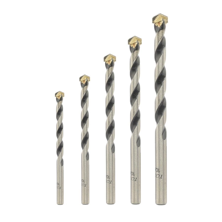 Bộ mũi khoan bê tông đuôi trơn 5 chi tiết đầu 4-10mm TOTAL TACSD5055 - Độ cứng siêu cao, chịu lực tốt, đa dụng