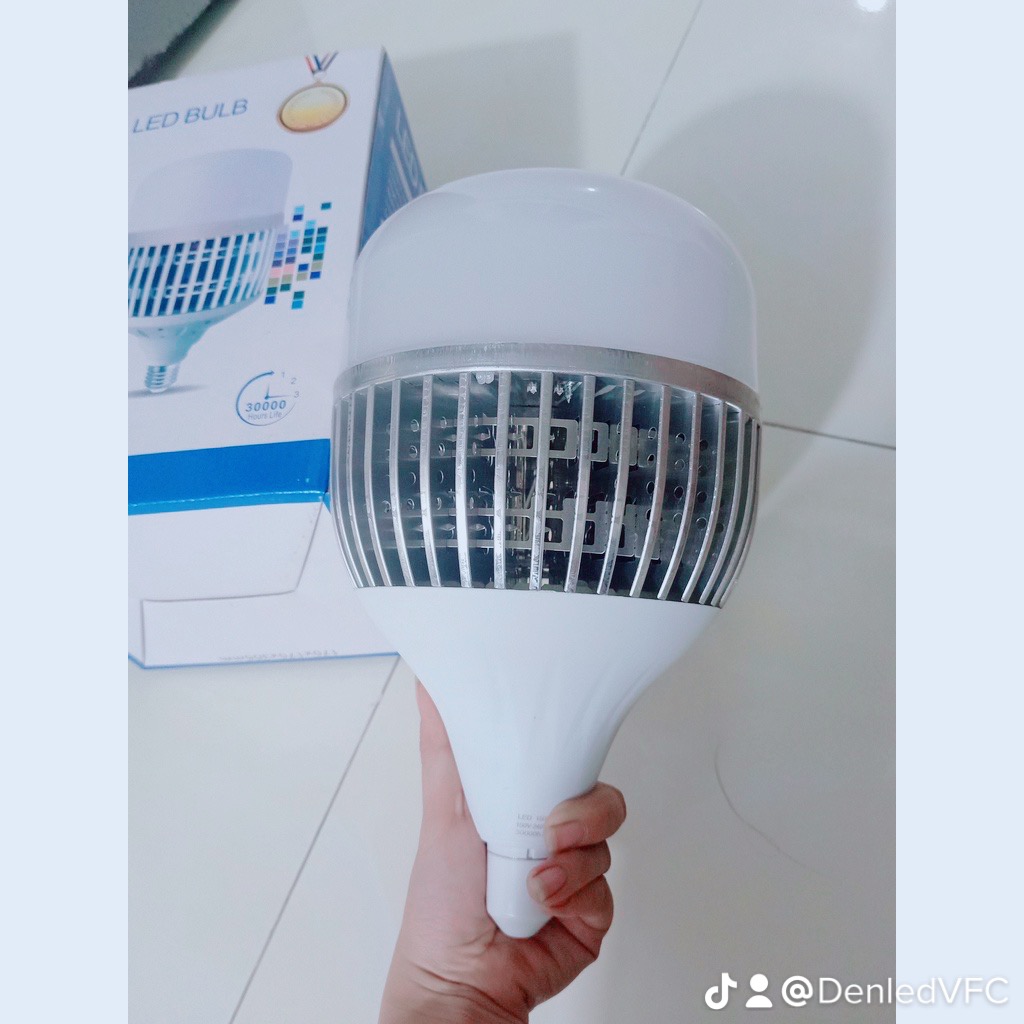 Đèn búp thân nhôm, công suất 100W, đui xoáy, đui e27 siêu sáng