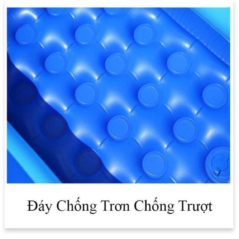 Bể bơi 3 tầng, hồ bơi thành cao cho bé