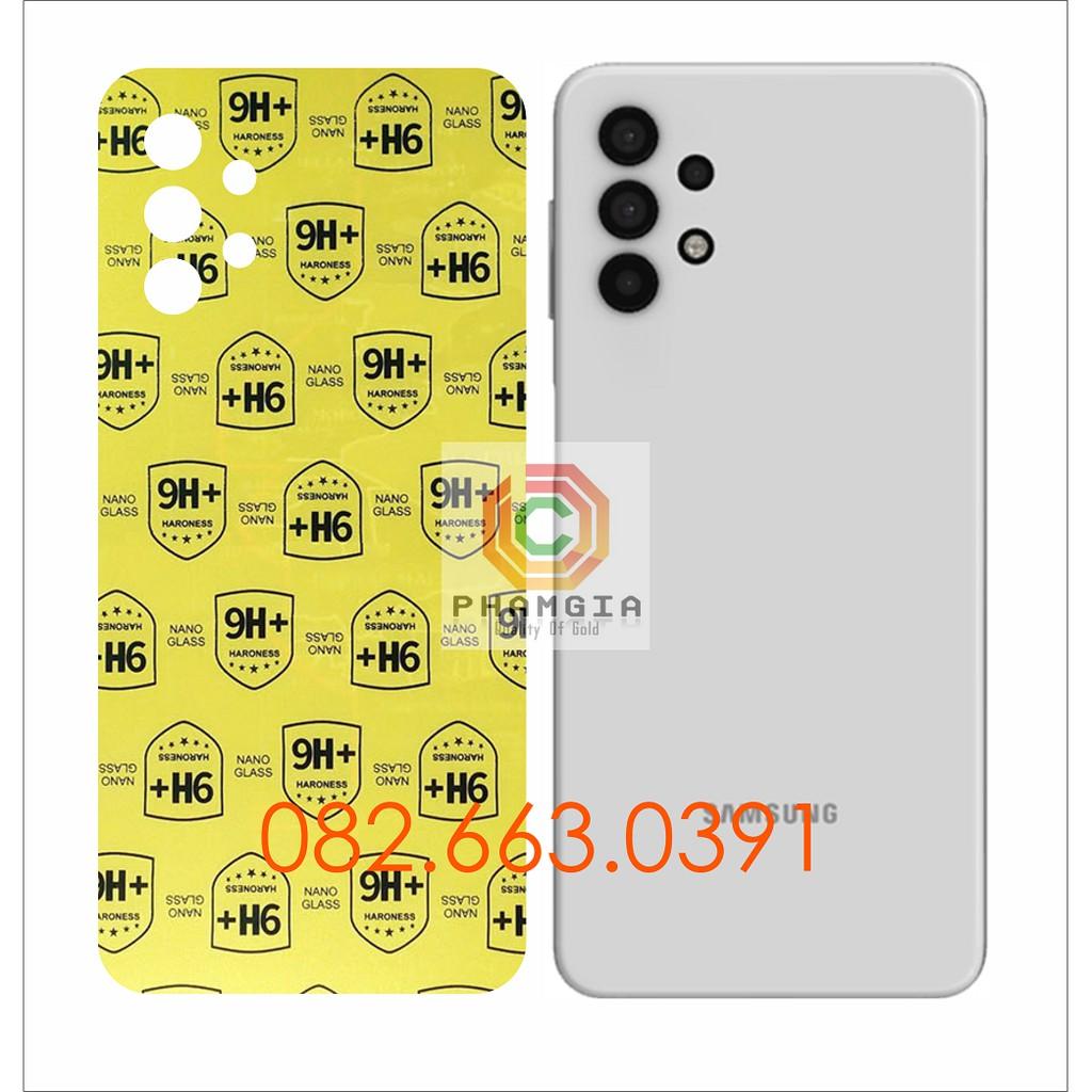 Dán Cường lực mặt sau cho Samsung A32 dẻo nano siêu bền