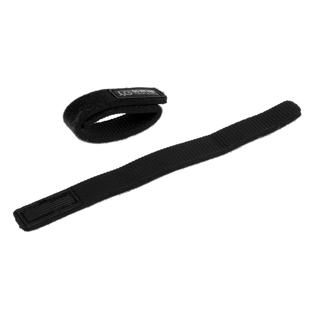 4pcs Fishing Rod Belts Wrap Bands Pole Straps Ties Pole Holders Red & Black