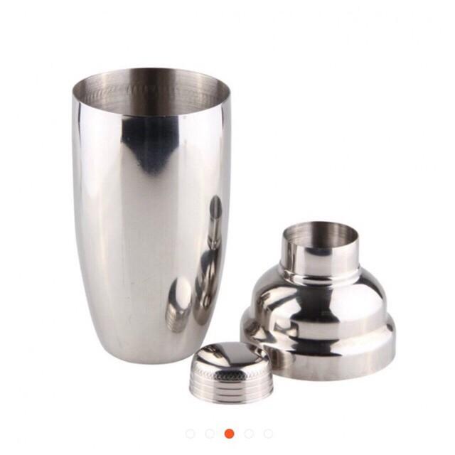 Bình lắc Shaker pha chế cocktail 100% inox 304 (350 - 550 - 750 ml)