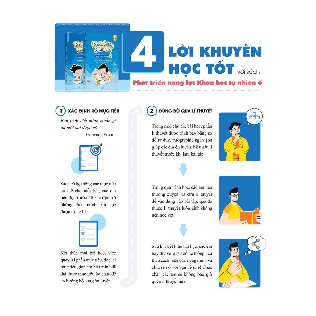 Sách - Phát Triển Năng Lực - Khoa Học Tự Nhiên 6 tập 1 Plus