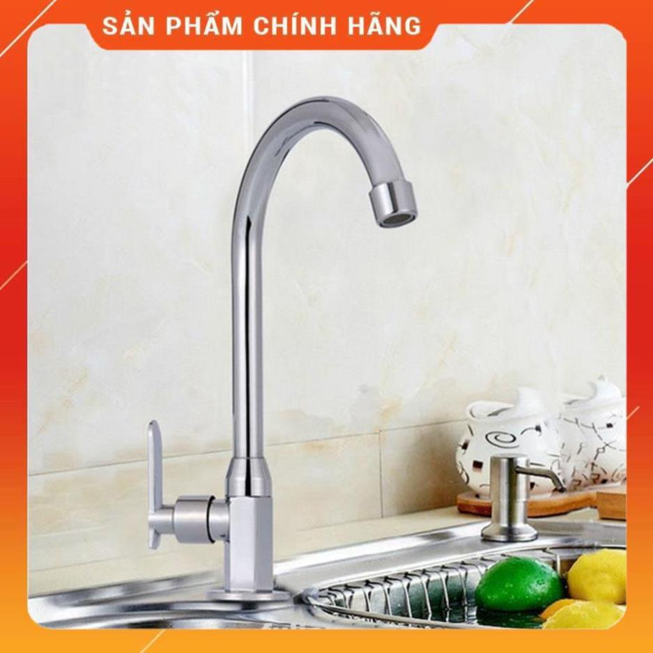 Vòi nước bằng inox 304  thiết kế hiện đại dành cho bồn rửa chén 206806