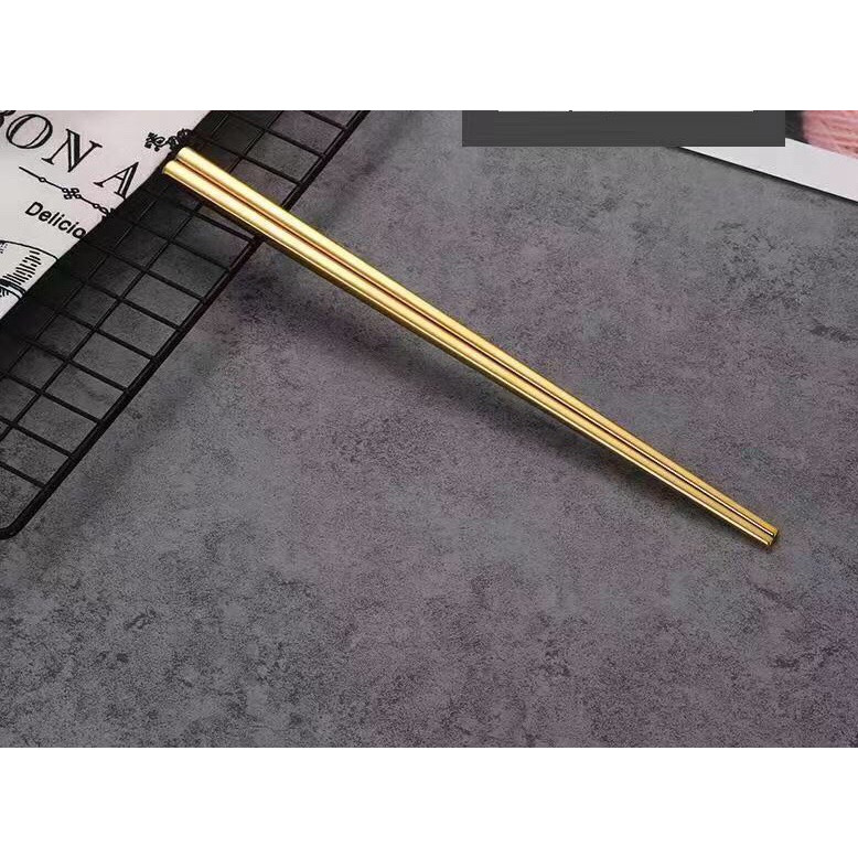Đũa Inox Cao Cấp #304 - Mạ Vàng