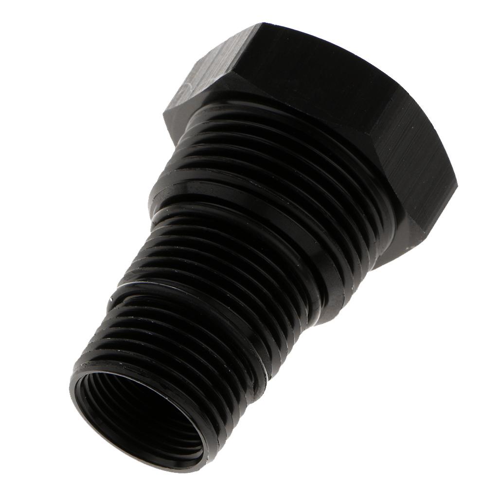 Black Auto Car Oil Filter Threaded Adapter 5/8-24 to 3/4-16 13/16-16 3/4NPT
