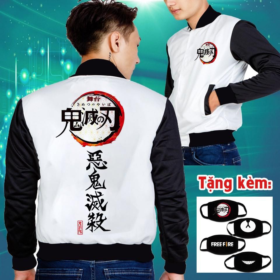 6 MẪU ÁO KHOÁC KIMETSU NO YAIBA cực HOT khuyến mại khủng giá rẻ dẹp