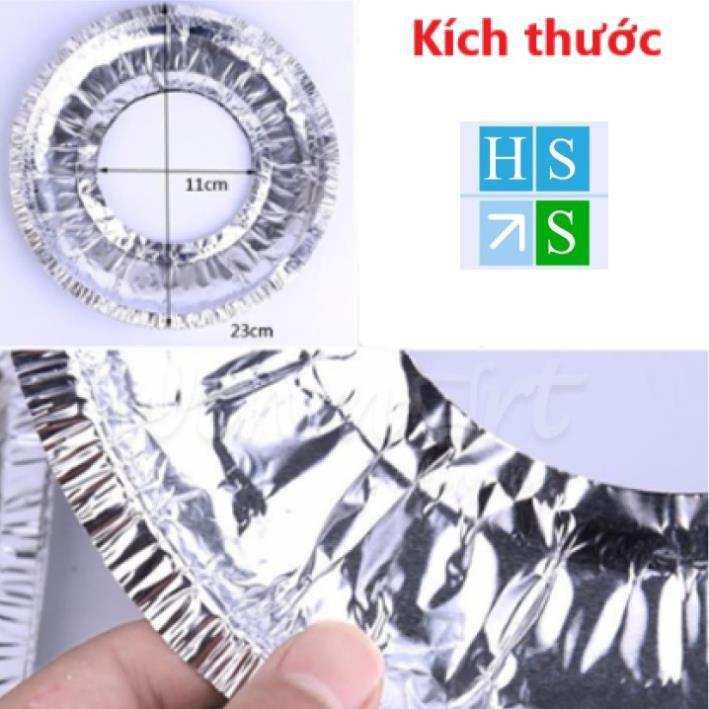 Set 10 Giấy bạc lót bếp ga chắn dầu mỡ tấm giấy bạc tiện ích bảo vệ bếp ga - HS Shop Đà Nẵng