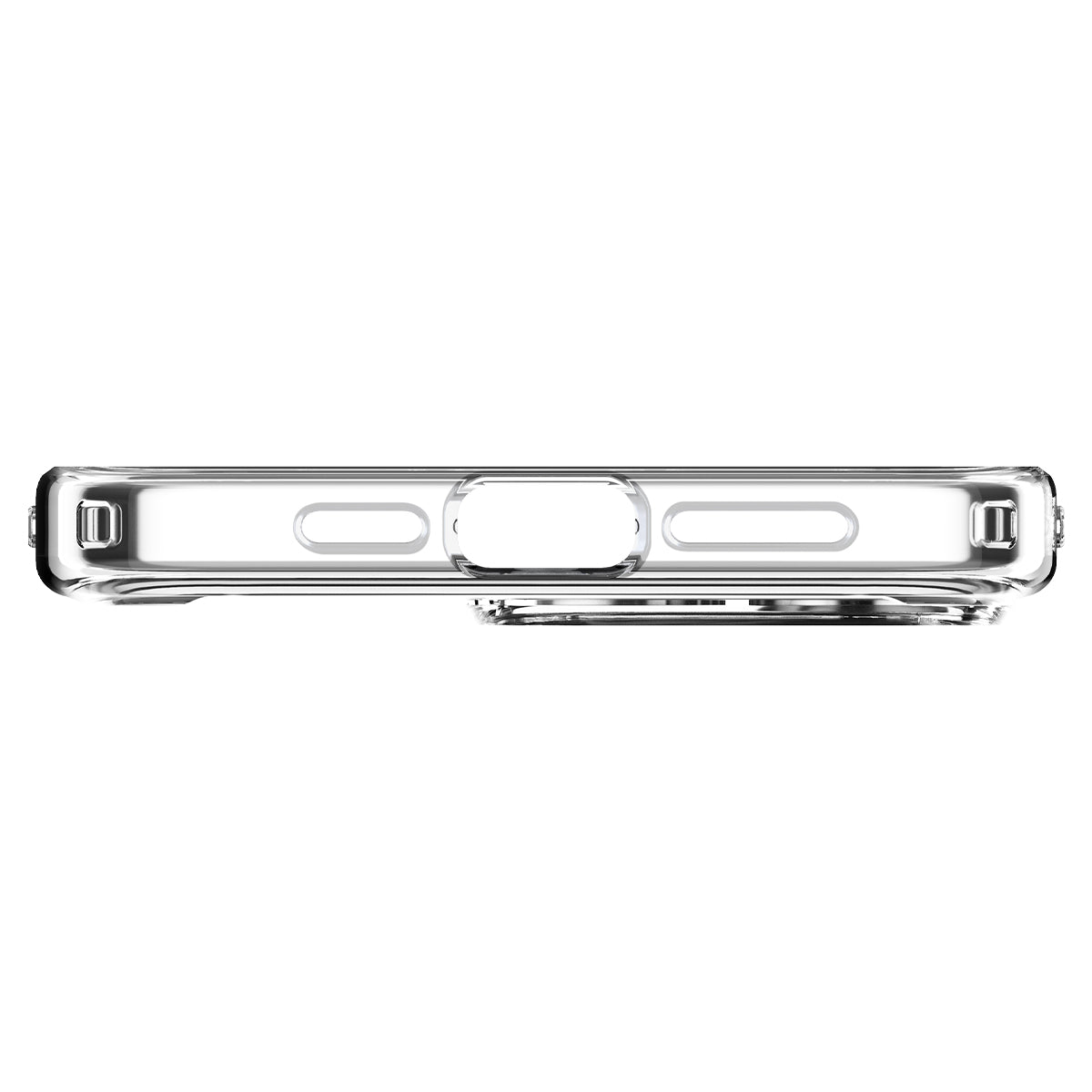 Ốp Lưng dành cho iPhone 15 Pro Max Spigen Crystal Hybrid MagFit Clear Case - Hàng Chính Hãng