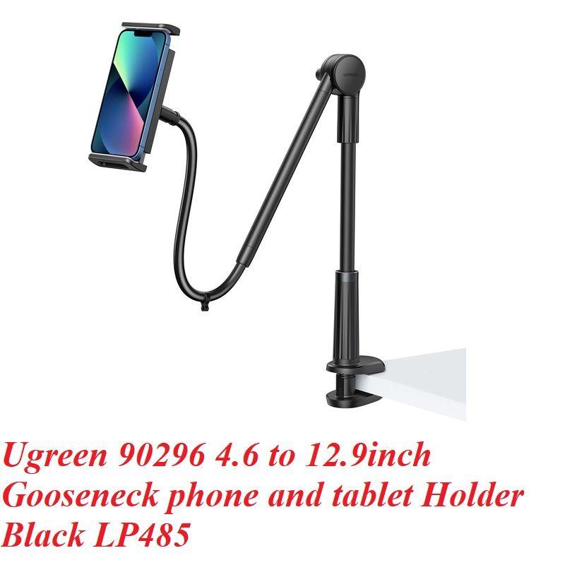 Ugreen UG90296LP485TK 4 - 12.9 Inch màu Đen Chân kẹp đa năng xoay 360 độ cho điện thoại + máy tính bảng - HÀNG CHÍNH HÃNG