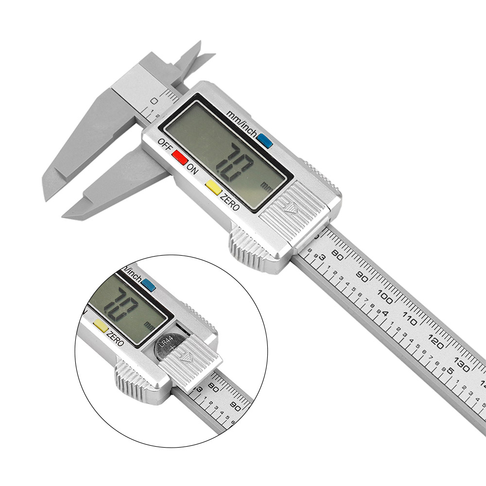 Vinasemi-150 Thước Kẹp Điện Tử 150mm Bằng Nhựa Hiển Thị Số