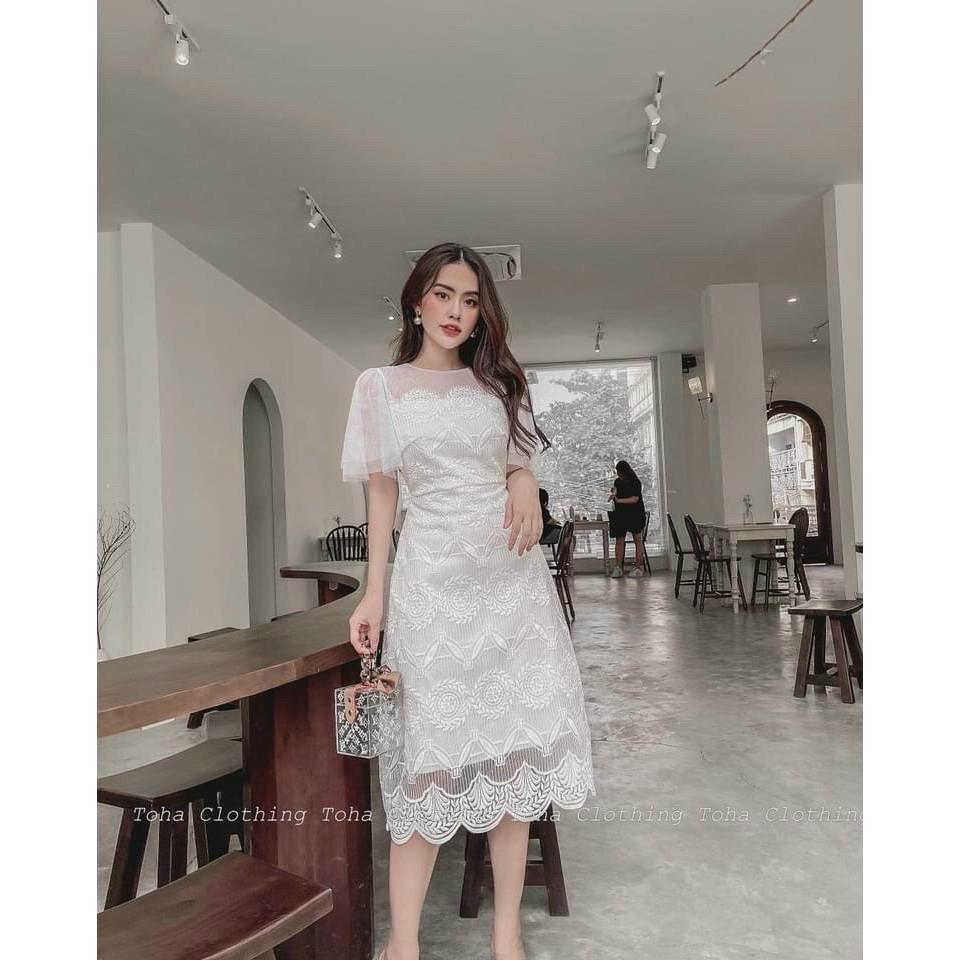 ĐẦM REN TAY LƯỚI (KÈM VIDEO HÌNH THẬT)