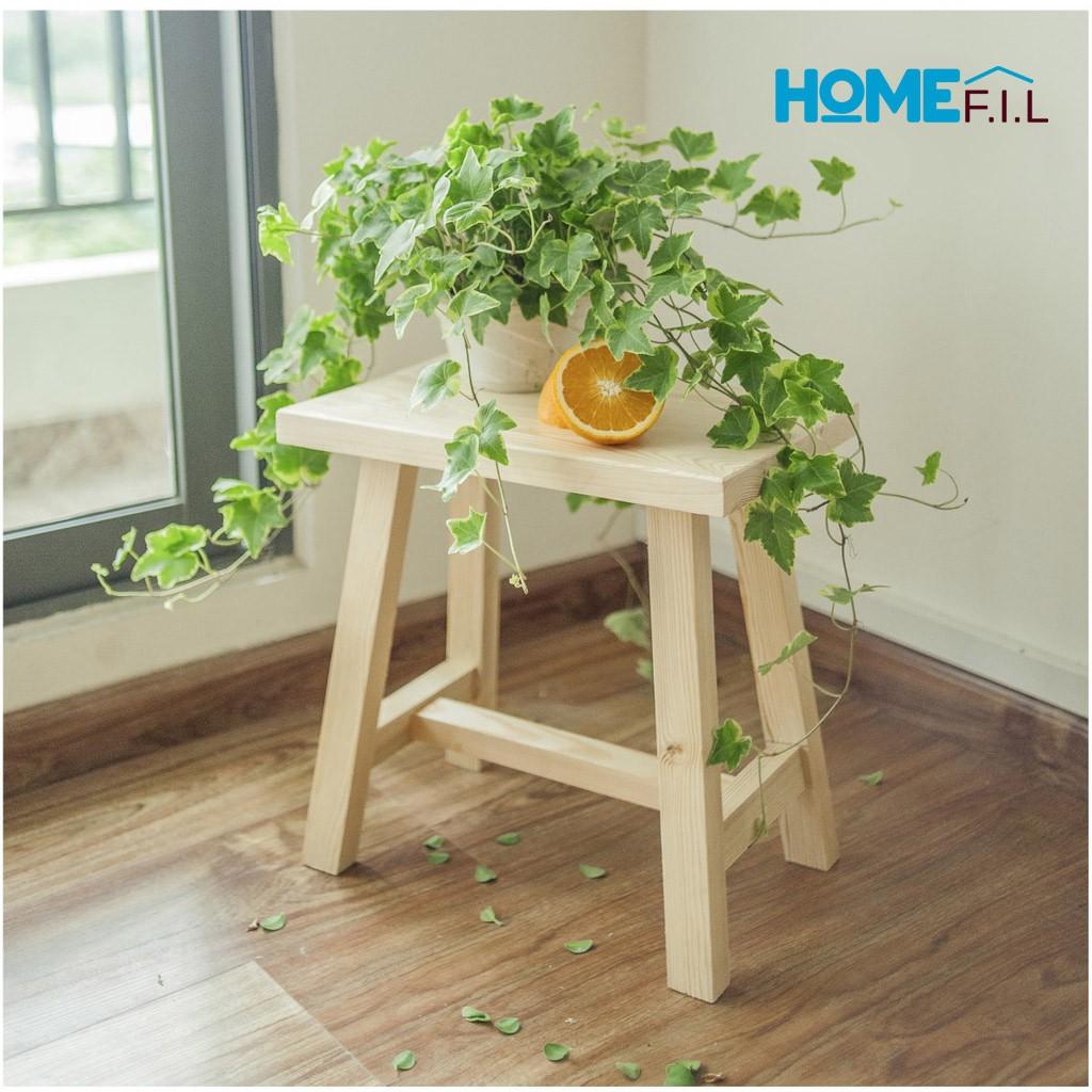 Ghế Đôn Gỗ Thông, Ghế Trang Trí Gỗ Chất lượng Xuất Khẩu