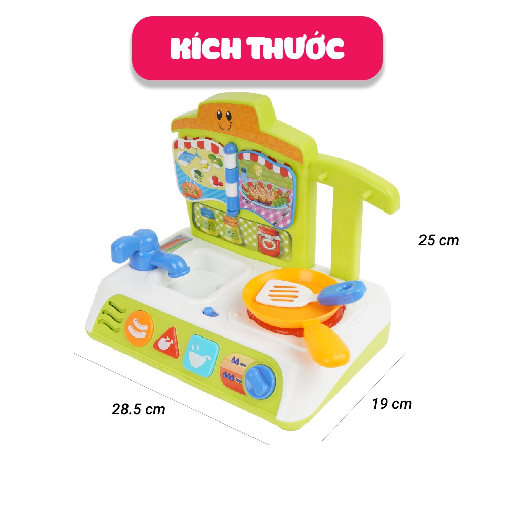 Bộ đồ chơi nấu ăn - nhập vai đầu bếp tài ba Winfun 0755G: Kích thích phát triển ngôn ngữ - xã hội và sự sáng tạo cho bé - tặng đồ chơi tắm 2 món