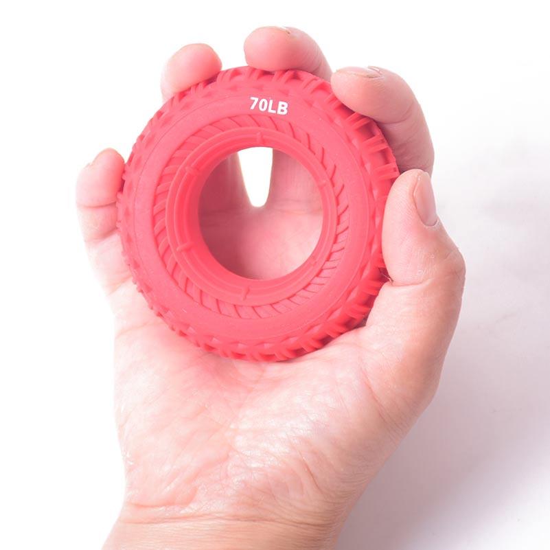 Silica Gel Hand Grip Gripping Ring Portable Muscle Power Training Hand Finger Exerciser Rehabilitation Practise Finger Device