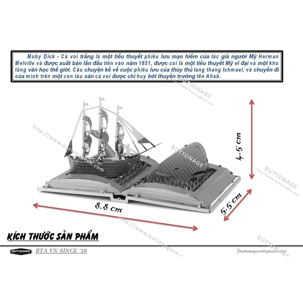 Mô Hình Lắp Ráp 3d Moby Dick - Cá voi trắng