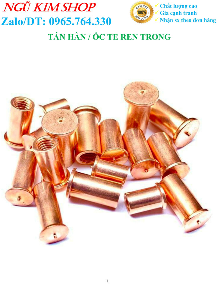 ECU HÀN _ TÁN HÀN _ ỐC TE REN TRONG M3