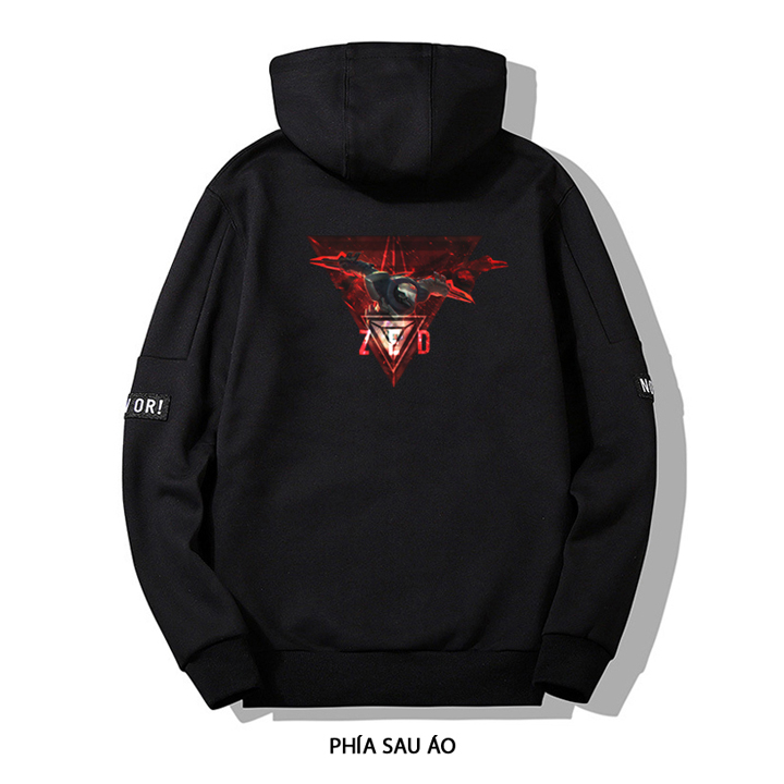 Áo khoác UNISEX ZED LOL chất liệu nỉ trơn 2 lớp ấm áp, phong cách trẻ trung, cá tính, năng động(TẶNG KÈM GĂNG TAY CAO CẤP)