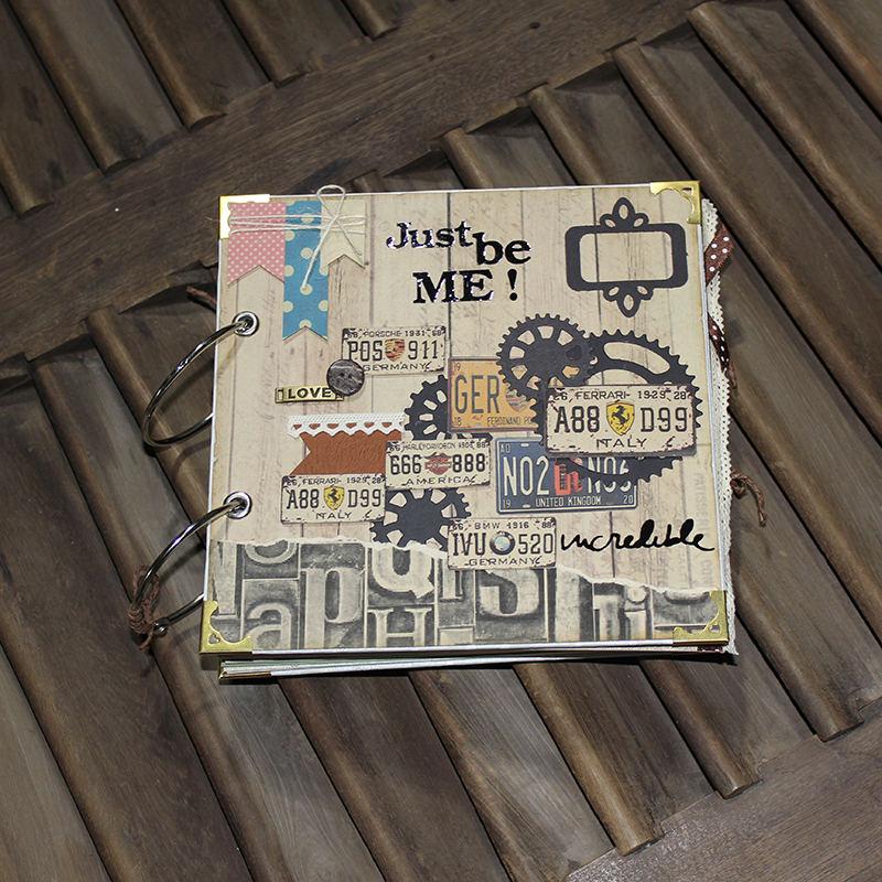 Scrapbook Ảnh Vintage Just Be Me