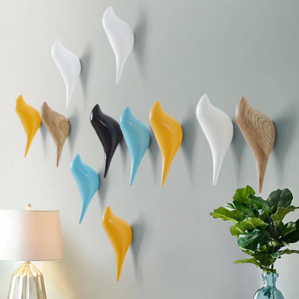 Cute Bird Wall Mounted Over Door Hook Hanger Clothes Coat Bag Holder