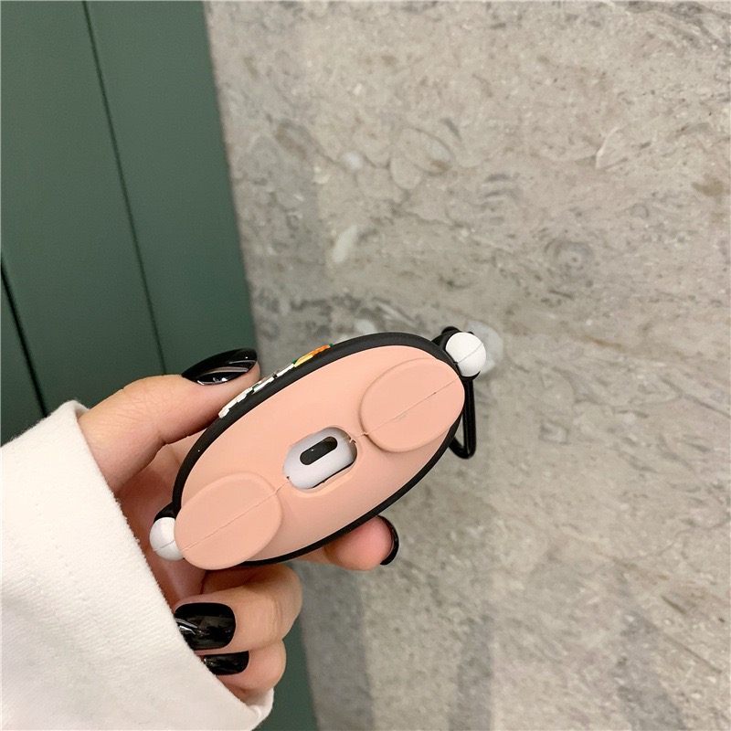 Bao ốp dành cho airpods 1/2/pro, chất silicon dầy chống bẩn in hình cute