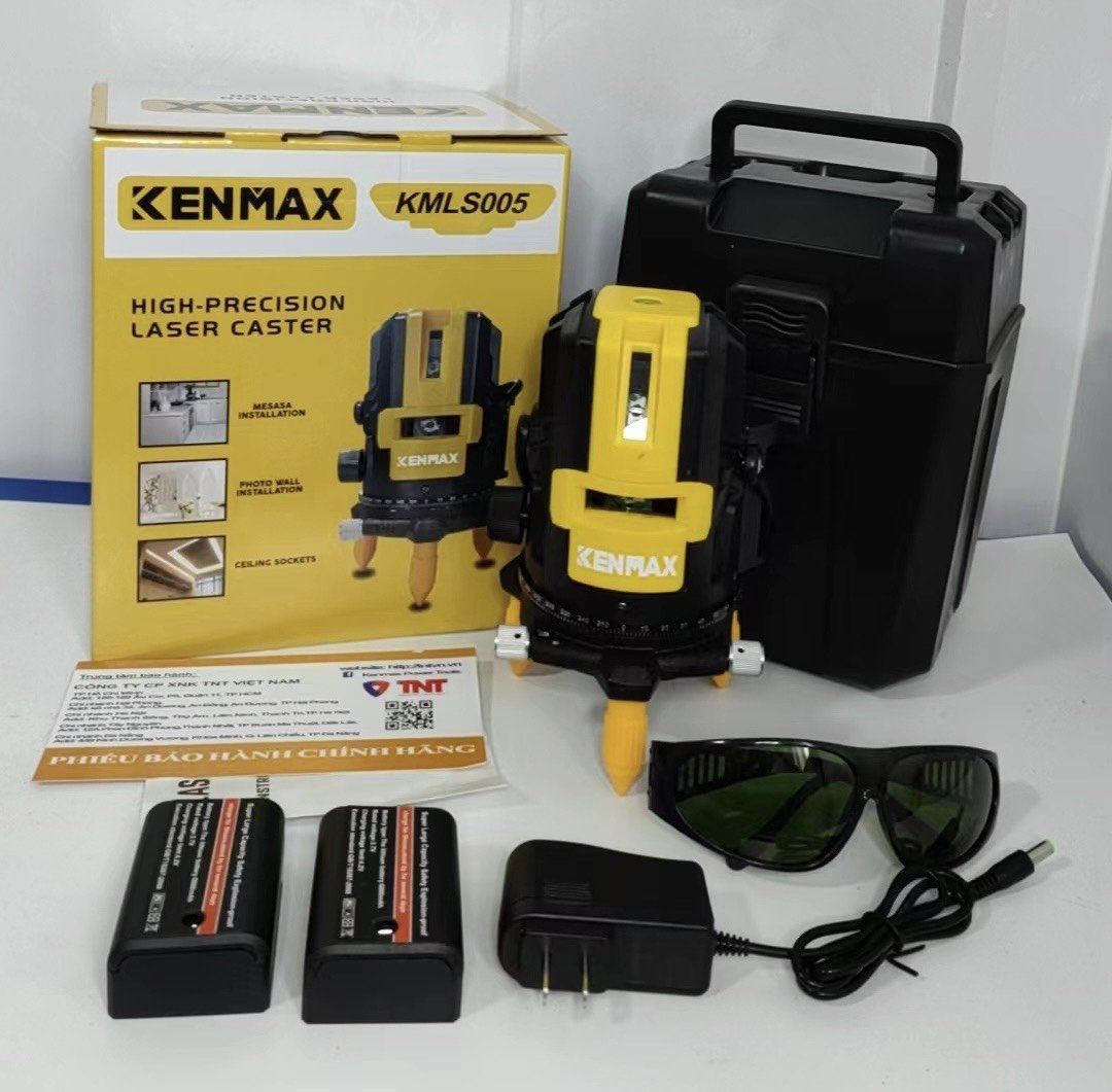 MÁY CÂN BẰNG CÂN MỰC LASER 5 TIA XANH KENMAX KMLS005- HÀNG CHÍNH HÃNG