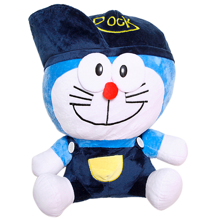 Gấu bông Doraemon rock mũ cực ngầu