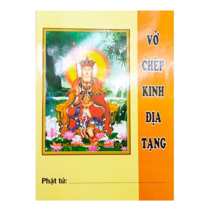 Vở chép kinh địa tạng + Kinh Địa Tạng