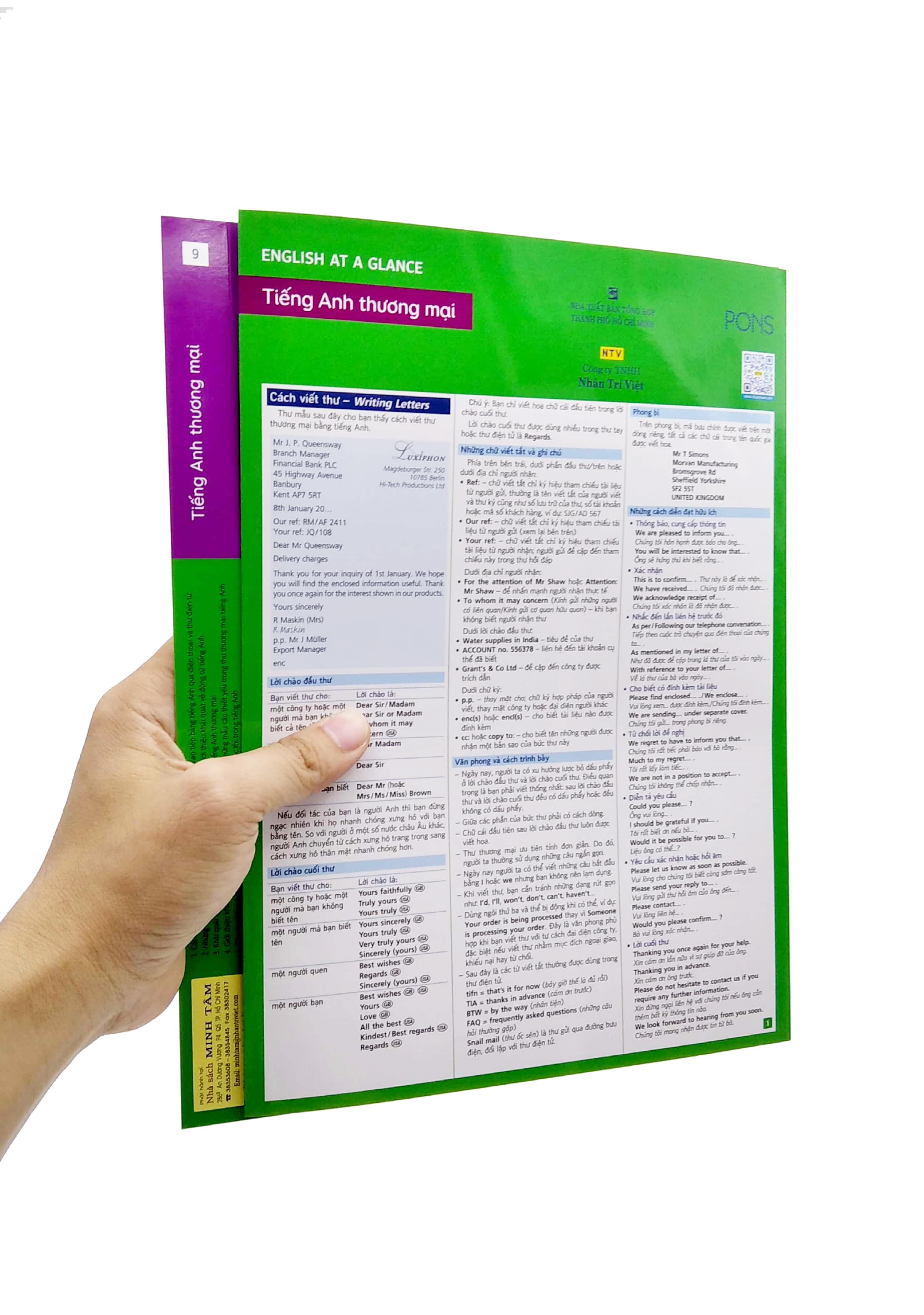 Sách English At A Glance – Tiếng Anh Thương Mại