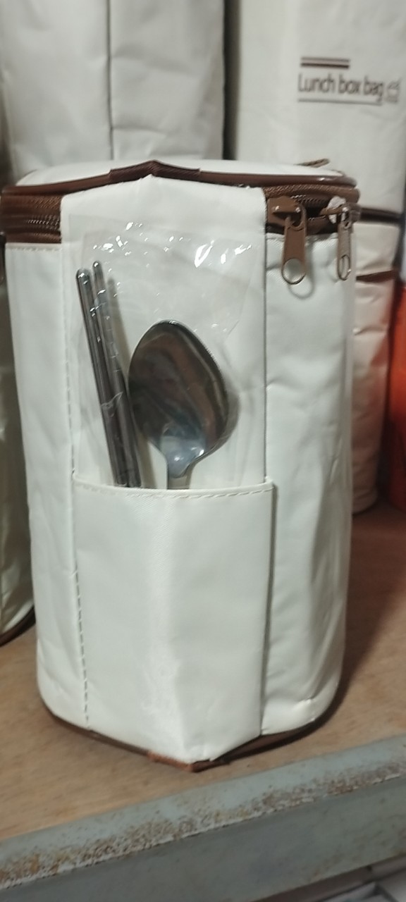 HỘP ĐỰNG CƠM GIỮ NHIỆT, HỘP CƠM INOX 3 TẦNG CAO CẤP KÈM TÚI ĐỰNG + HỘP ĐŨA MUỖNG - HÀNG CHÍNH HÃNG