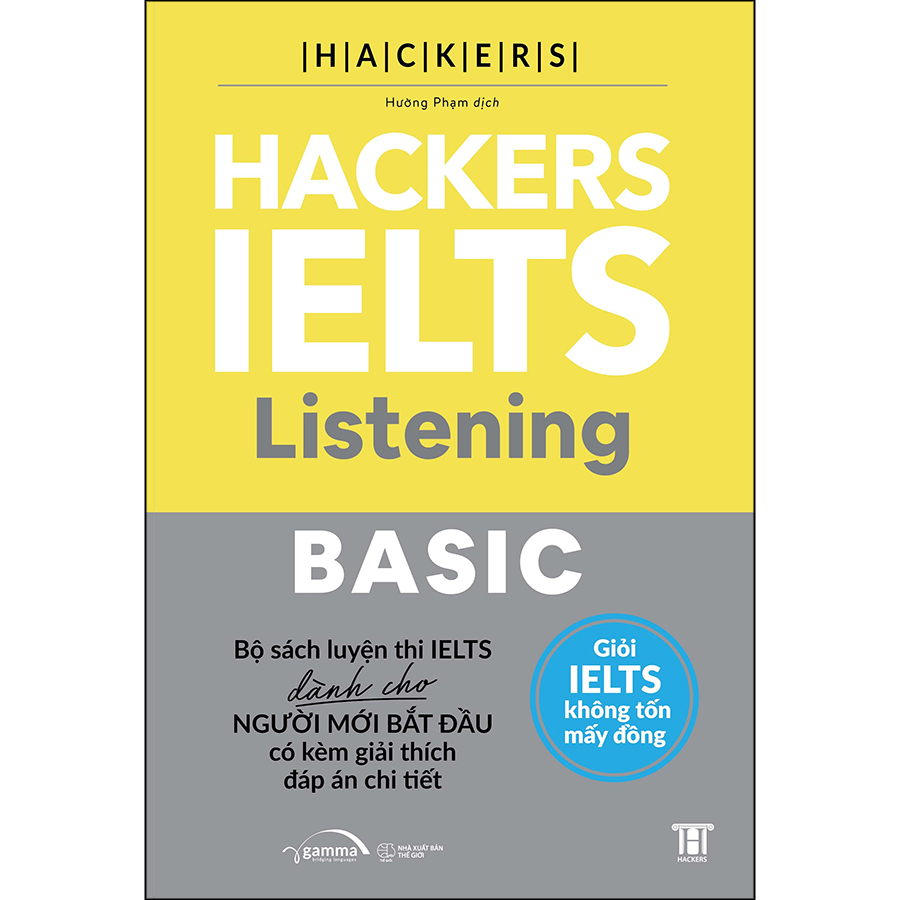 Hackers IELTS Basic - Listening (*** Sách Bản Quyền ***)