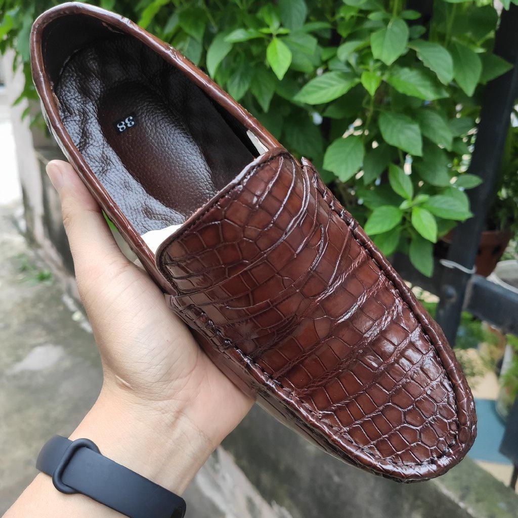 Giày Nam GL3N. Da bụng cá sấu đẹp thanh lịch!