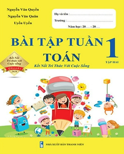 Sách - Bài Tập Tuần Toán 1 - Kết Nối Tri Thức - Tập 2 (1 cuốn)