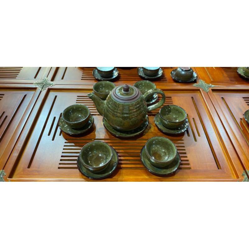 Bộ ấm trà men hoả biến cao cấp