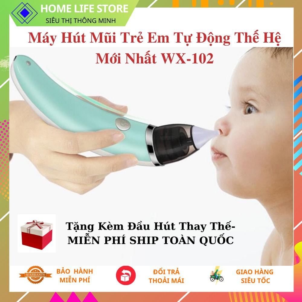 Máy Hút Mũi Tự Động Thông Minh Đầu Hút Silicon Mềm Mại Cho Trẻ Sơ Sinh