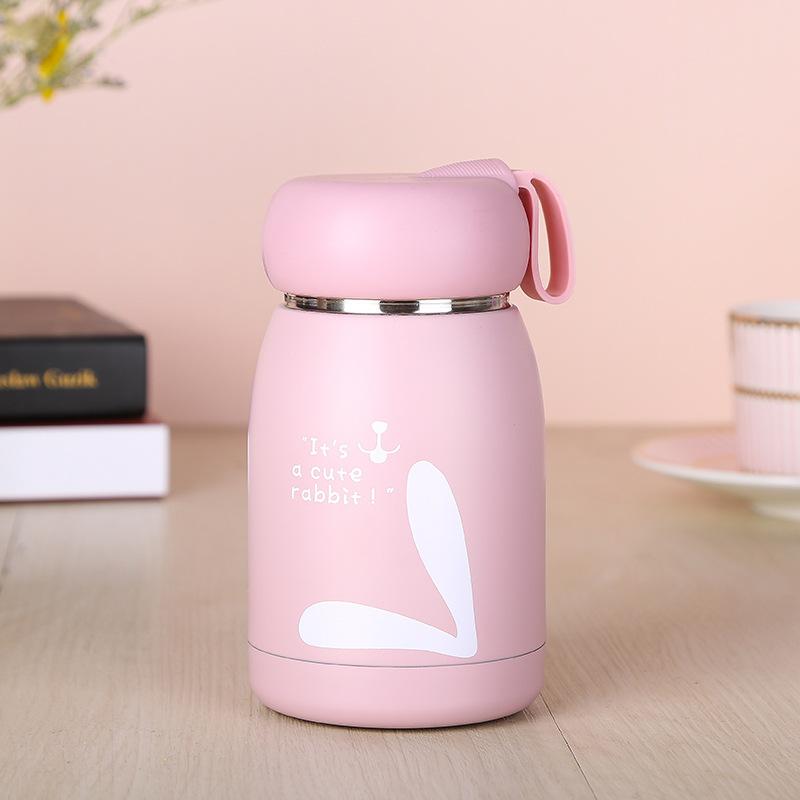 320ML Trẻ Em Giữ Nhiệt Dễ Thương Cà Phê Máy Hút Bình Thép Không Gỉ 304 Du Lịch Uống Nước Thermoses Ly Và Cốc Cho trẻ Em