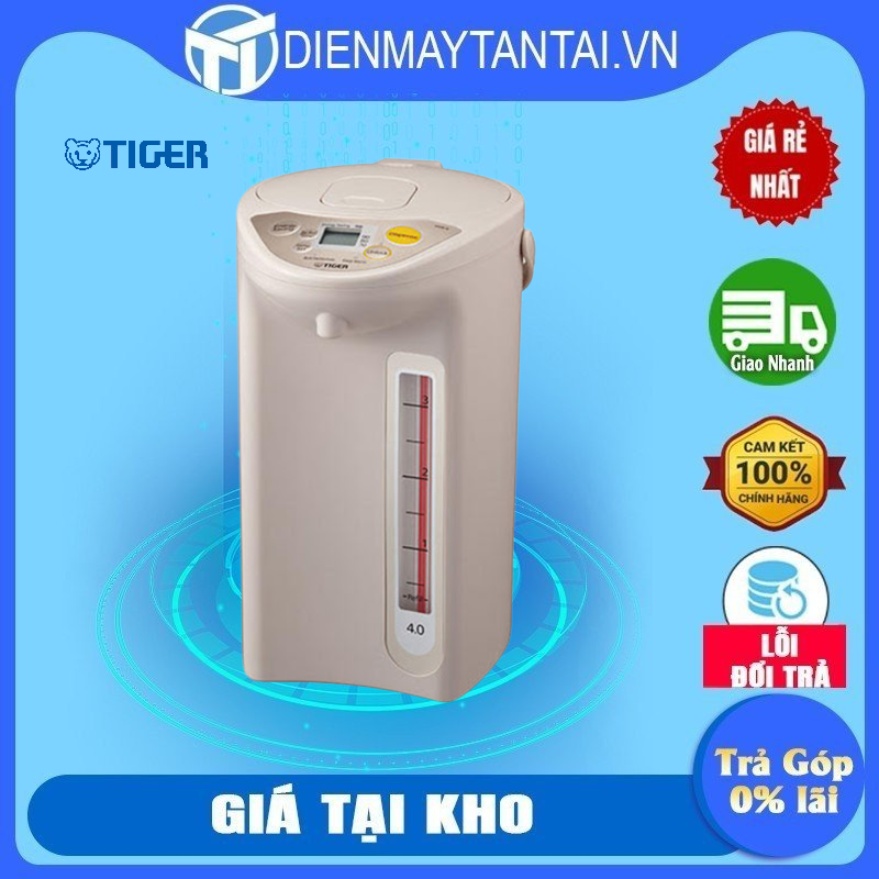 Bình Thủy Điện Tử Tiger PDR-S40W - 4L - Hàng Chính Hãng