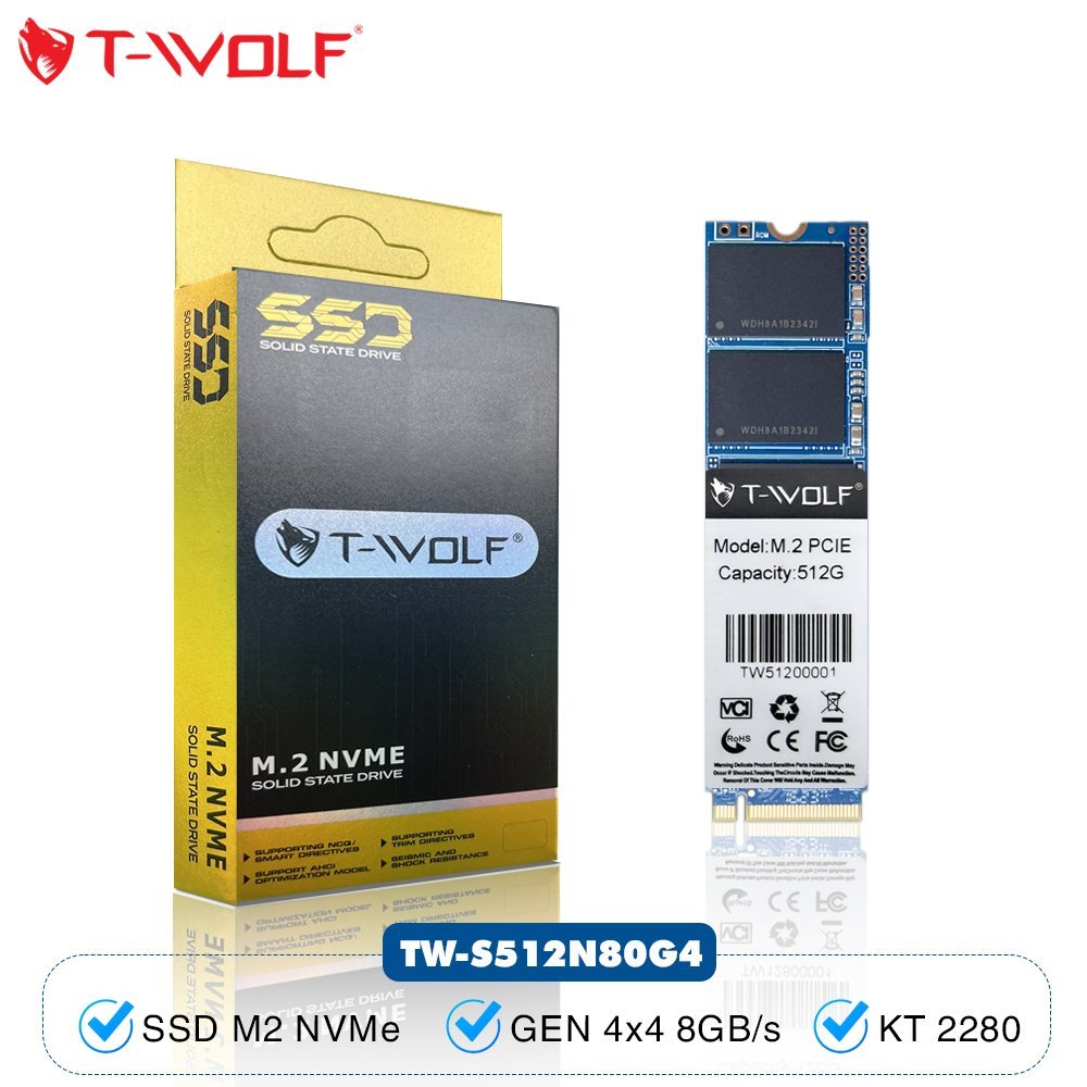 Ổ cứng SSD T-WOLF 512GB - Hàng chính hãng