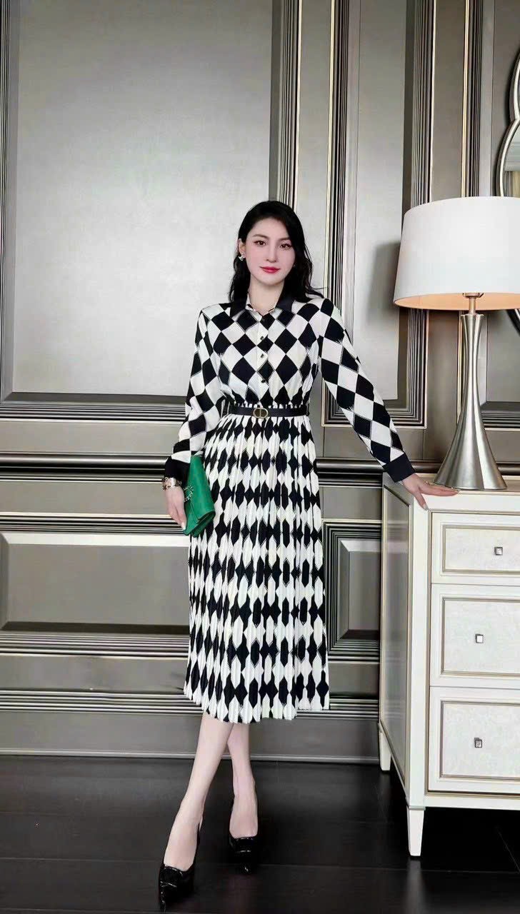 ĐẦM XÒE LỤA HỌA TIẾT SIÊU ĐẸP