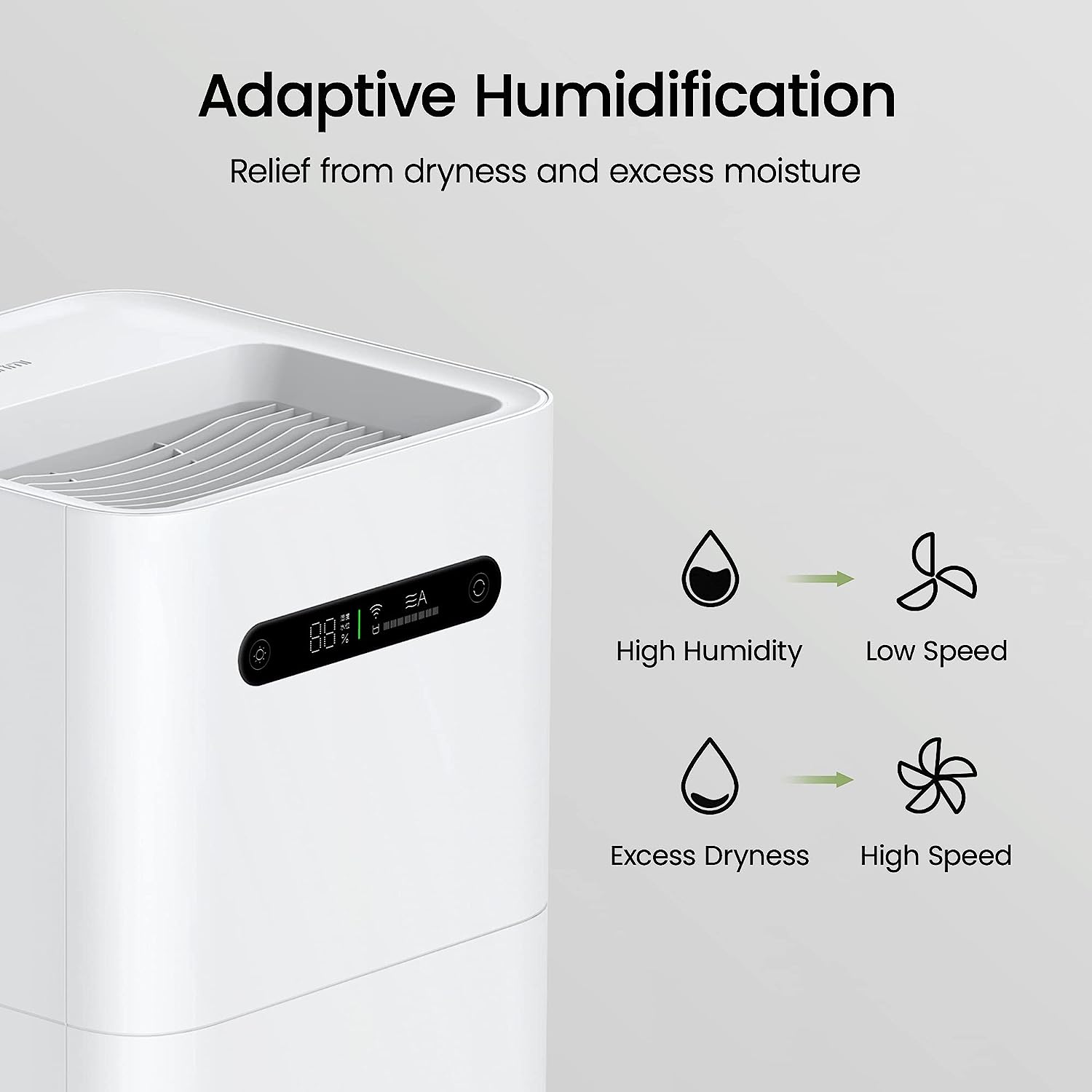 Máy Tạo Ẩm Xiaomi Smartmi Evaporative Humidifier 2 Thông Minh Tạo Ẩm Tự Nhiên Dung Tích 4 Lít, Kết Nối App Theo Dõi - Hàng Chính Hãng