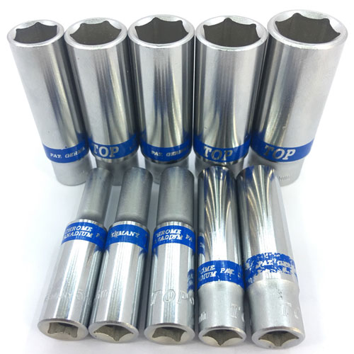 Đầu Khẩu Vặn Ốc Dùng Tay Cỡ 1 Phần 4 Loại Đẹp Từ 5- 14mm