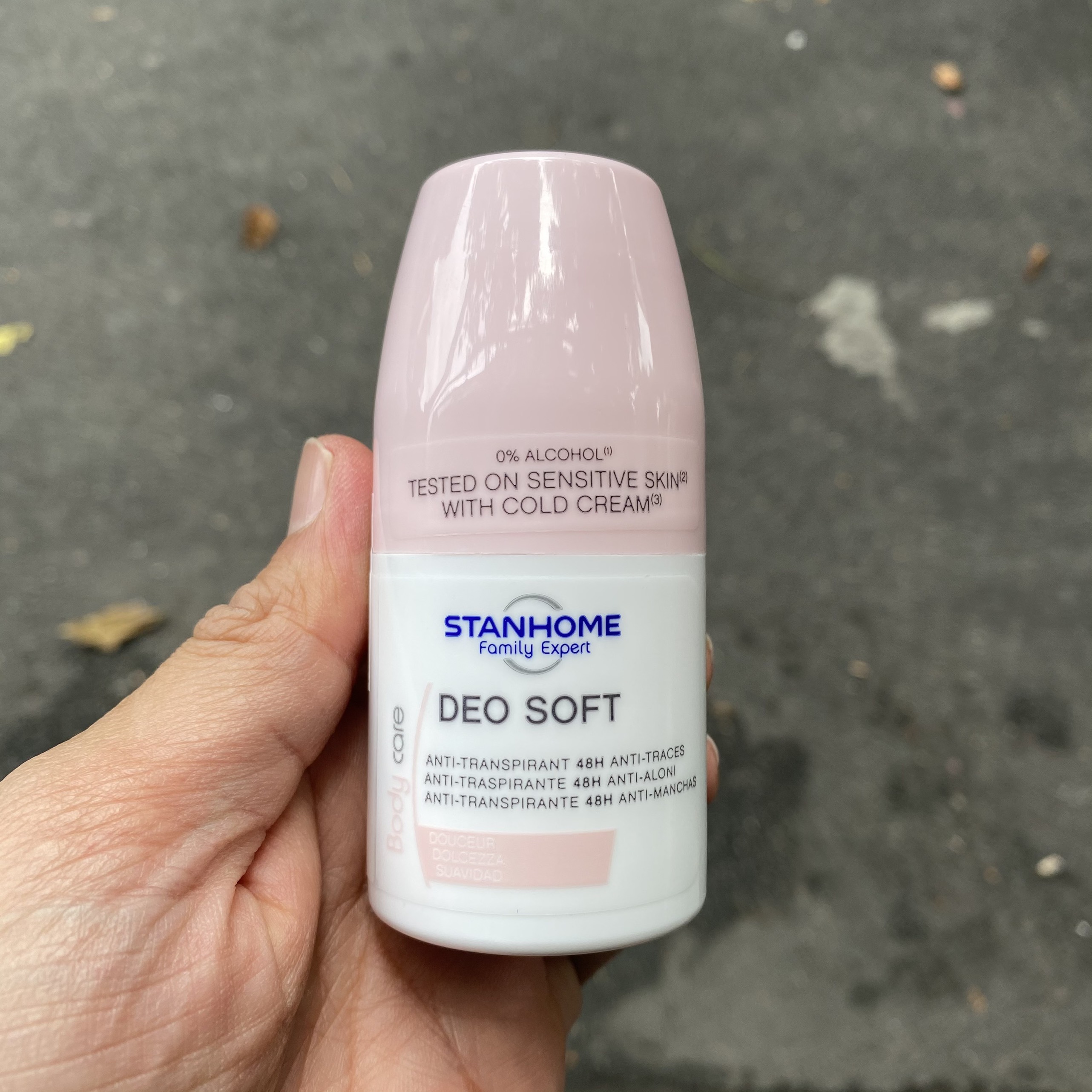 Lăn khử mùi STANHOME FAMILY EXPERT Deo Soft 50ml - không cồn, dành cho da nhạy cảm