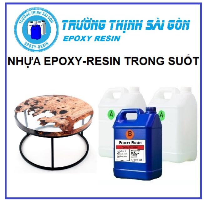 Keo Epoxy Resin Loại Cứng Bộ 5Kg Trong Suốt Không Bọt Không Ngả Màu - Trường Thịnh Sài Gòn