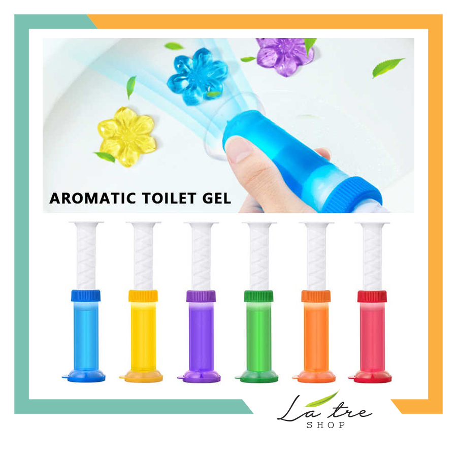 Gel Thơm Khử Trùng, Khử Mùi, Diệt Khuẩn Toilet Thông Minh Với 5 Loại Hương Thơm Dễ Chịu Cho Nhà Vệ Sinh