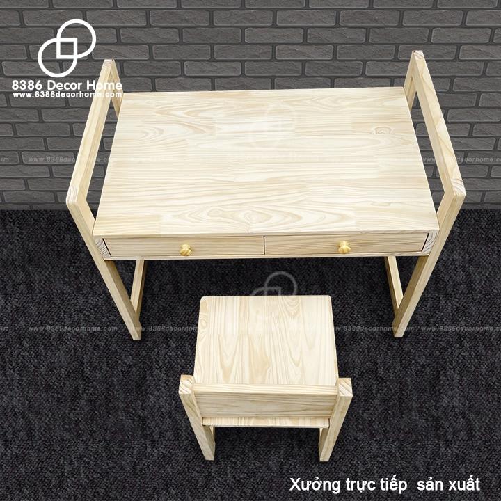 Bộ bàn ghế học sinh thông minh siêu dễ thương nâng cao hạ thấp theo tuổi