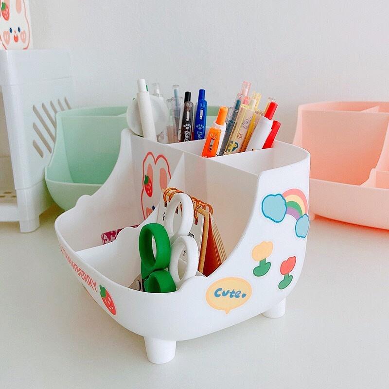 Kệ để bàn đựng bút, mỹ phẩm, đồ dùng 6 ngăn