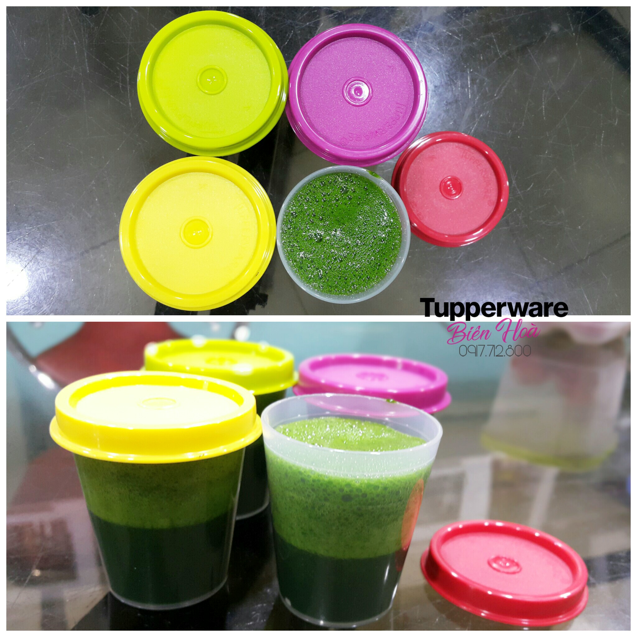 Hộp mini đựng thuốc/nước chấm Tupperware midget 60ml - bảo hành chính hãng